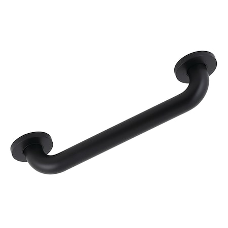 Kingston Brass Contemporary GDR814120 Silver Sage 12" X 1-1/4" OD ADA Grab Bar, Matte Black, 14.81 L, Brass GDR814120